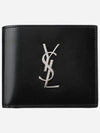 East/West Wallet In Smooth Leather Black - SAINT LAURENT - BALAAN 2