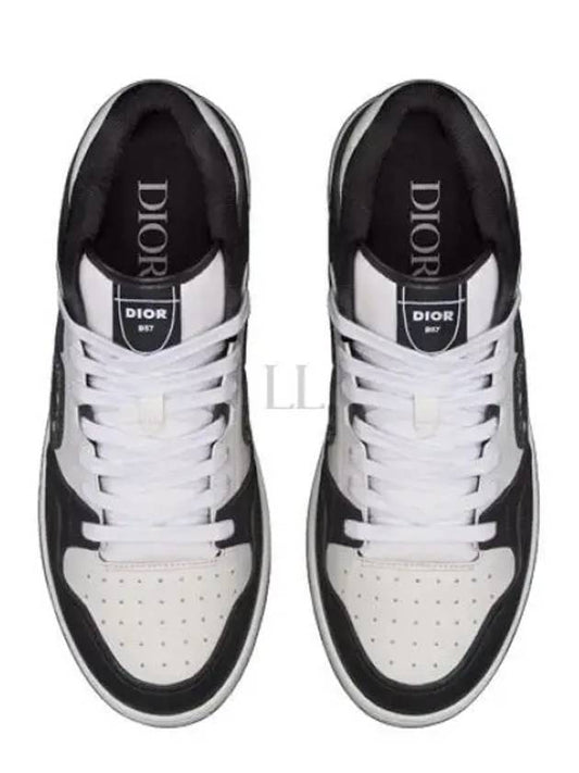 B57 High Top Sneakers Black White - DIOR - BALAAN 2