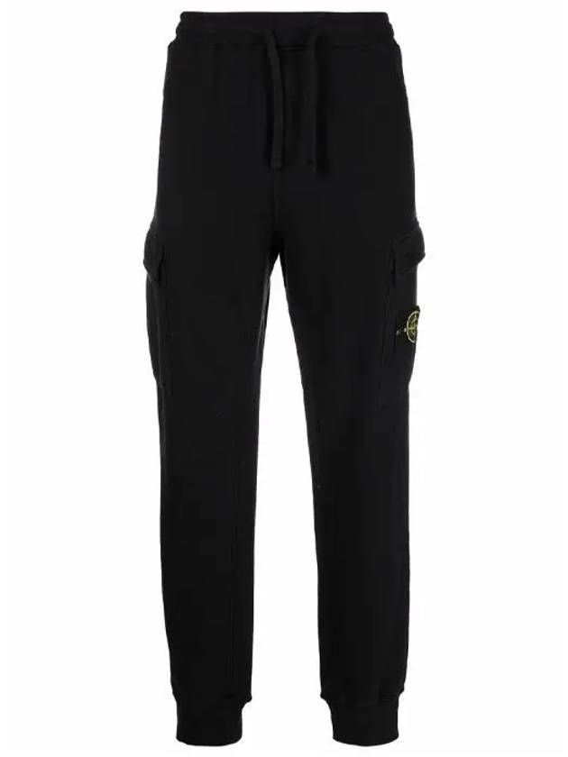 Wappen Patch Jogger Baggy Pants Black - STONE ISLAND - BALAAN 3