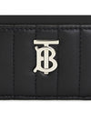 Lola Quilted Card Wallet Black - BURBERRY - BALAAN 6