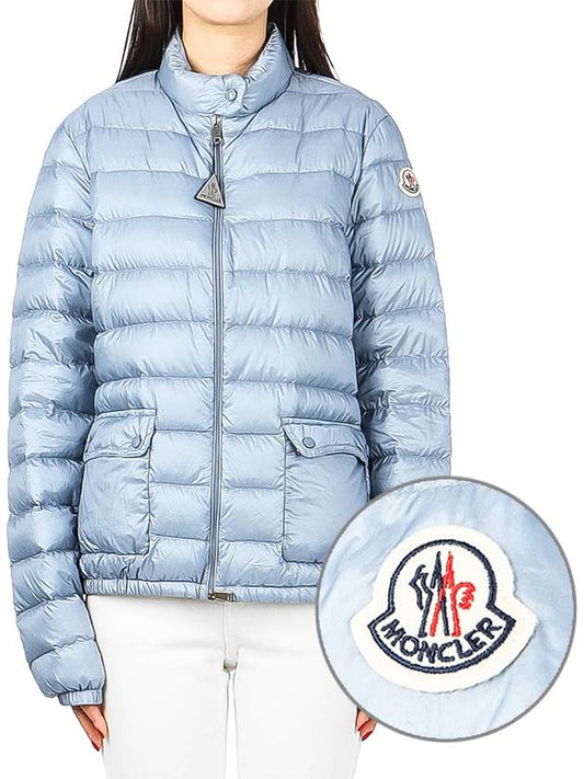 Women's Lans Lightweight Short Down Padded Jacket Light Blue - MONCLER - BALAAN 2