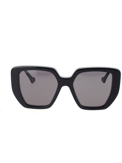 Eyewear Interlocking G Bold Frame Sunglasses Black - GUCCI - BALAAN 2