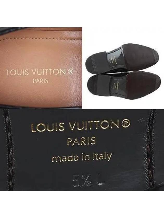 LV Logo Mocha Brown Leather Kensington Loafers Men s Shoes 250 - LOUIS VUITTON - BALAAN 5