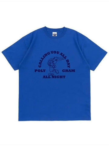 CALLING BUNNY T SHIRTS OCEAN BLUE - POLYGRAM - BALAAN 1