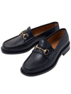 Men's Horsebit Square Loafer Black - GUCCI - BALAAN 2