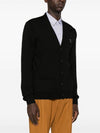 Bold Fox Head Patch Regular Cardigan Black - MAISON KITSUNE - BALAAN 4