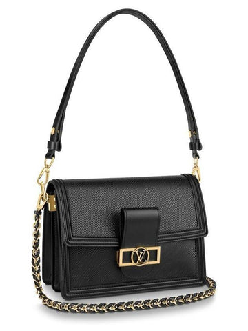 Dauphine MM Shoulder Bag Black - LOUIS VUITTON - BALAAN 1