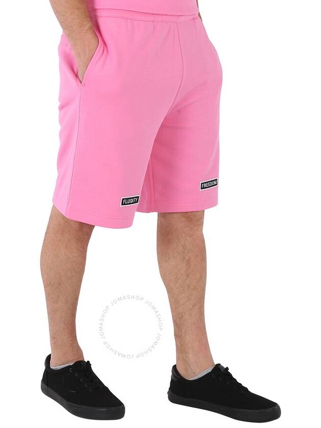 Burberry Men's Bubblegum Pink Jersey Shorts, Size Large - BURBERRY - BALAAN 2