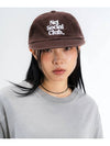 OG LOGO ROUND VISOR CAP DEEP BROWN - NET SOCIAL CLUB - BALAAN 8