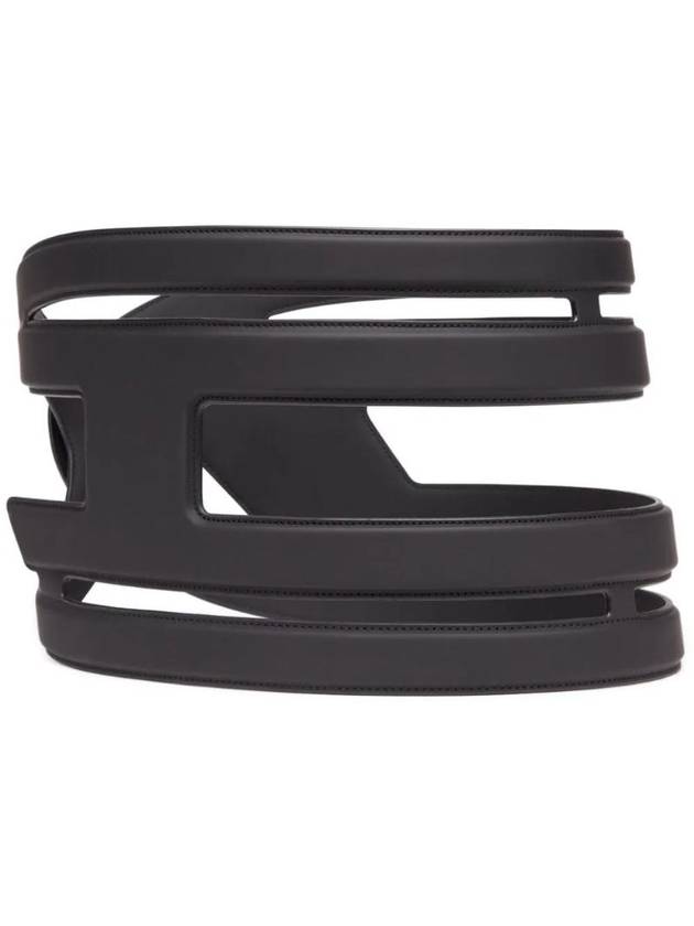 B Cage D faux leather belt X10150P5470 - DIESEL - BALAAN 1