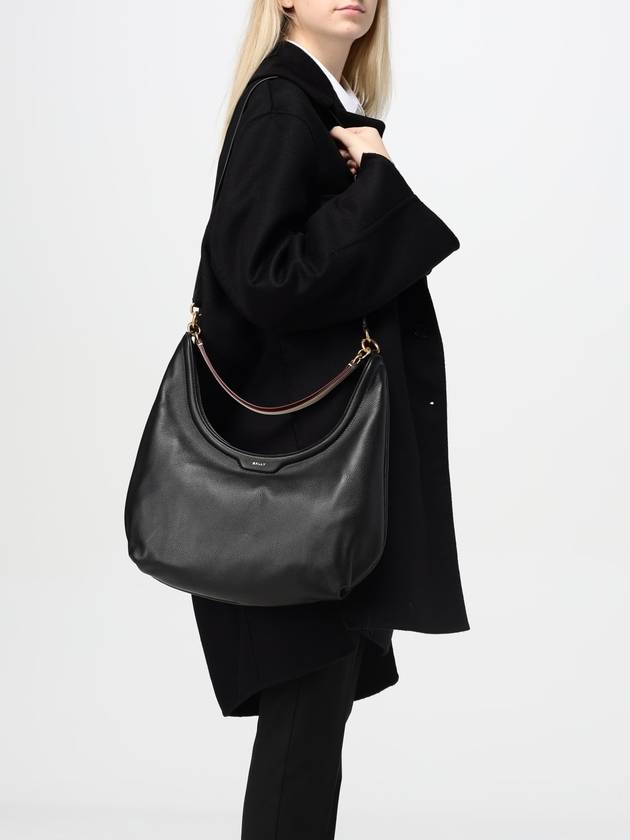 Code Hobo Shoulder Bag Black - BALLY - BALAAN 5