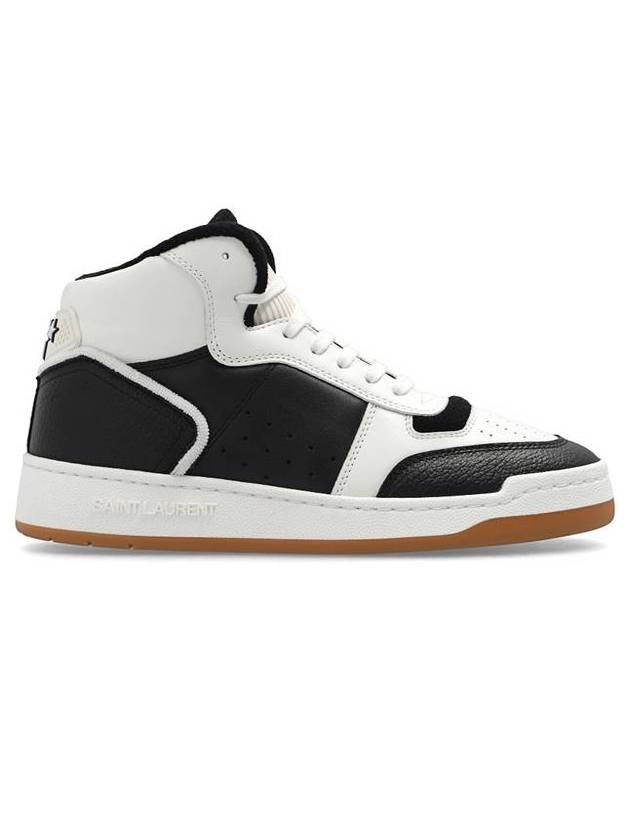 leather mid high top sneakers - SAINT LAURENT - BALAAN 1