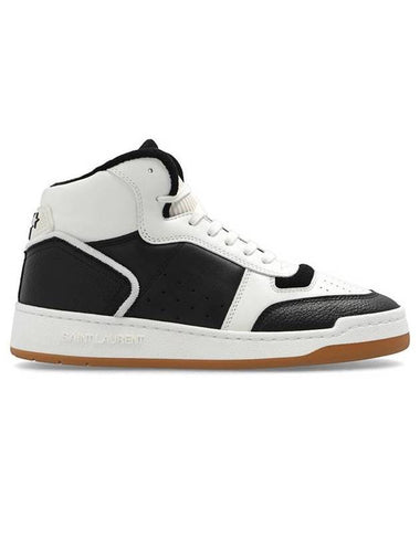 leather mid high top sneakers - SAINT LAURENT - BALAAN 1