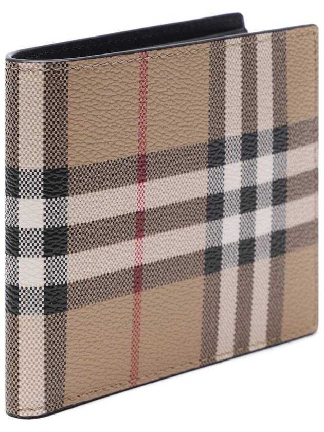 Men's Vintage Check Half Wallet Beige - BURBERRY - BALAAN 4