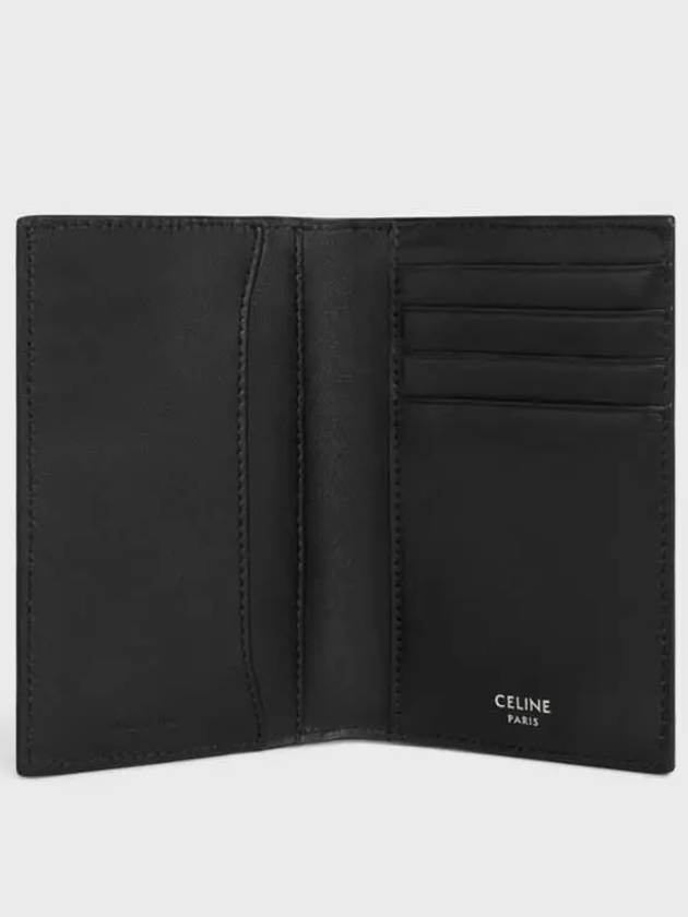 Triomphe Vertical Card Wallet Black - CELINE - BALAAN 4