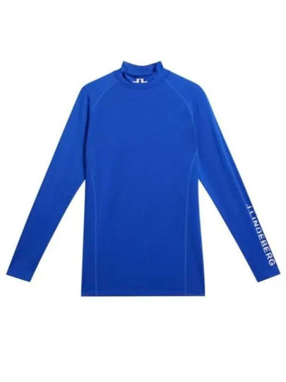 Men's Aelo Soft Compression Long Sleeve T-Shirt Club Blue - J.LINDEBERG - BALAAN 2