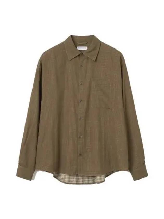 Milo Archive Double Layered Shirt Brown - MILLO ARCHIVE - BALAAN 1