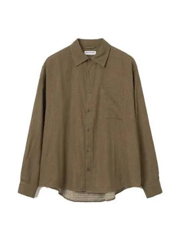 Milo Archive Double Layered Shirt Brown - MILLO ARCHIVE - BALAAN 1