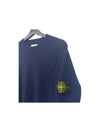 Lambswool Crewneck Knit Top Navy - STONE ISLAND - BALAAN 4