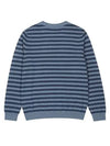 Men s Striped Round Neck Sweater 2404GXKW NAVY - BLACK&WHITE - BALAAN 2