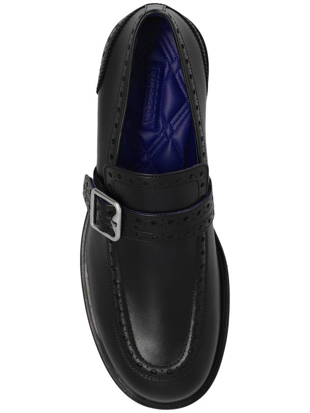 Soho Leather Loafers Black - BURBERRY - BALAAN 7