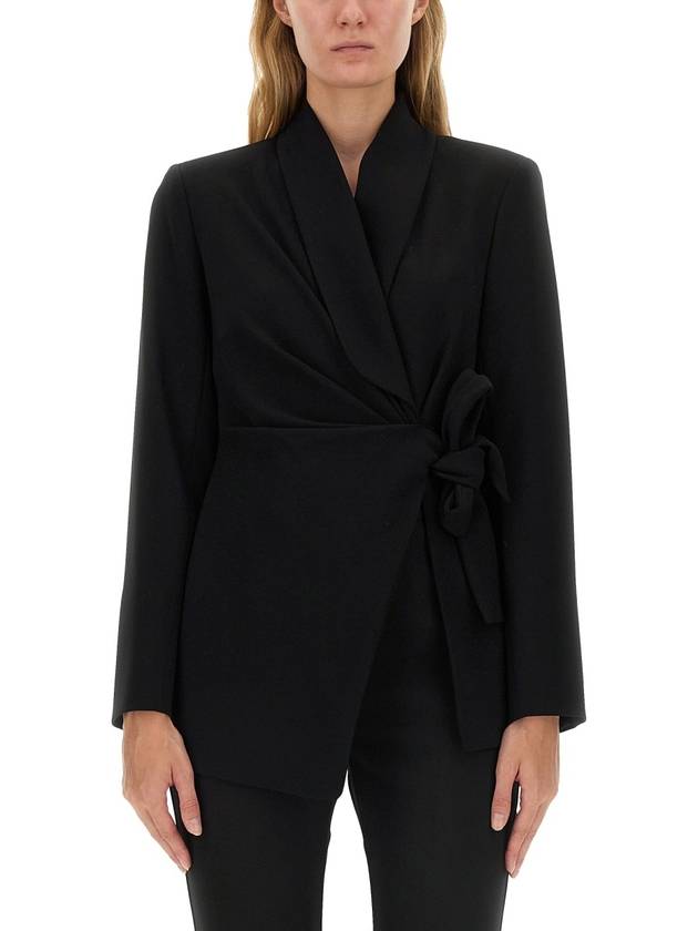 Comma Triacetate Jacket Black - MAX MARA - BALAAN 2