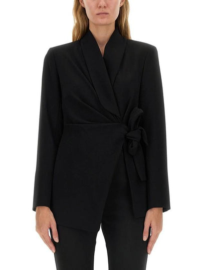 Comma Triacetate Jacket Black - MAX MARA - BALAAN 2