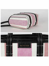 Barbes East West Raffia Striped Shopper Tote Bag Pink - BALENCIAGA - BALAAN 6