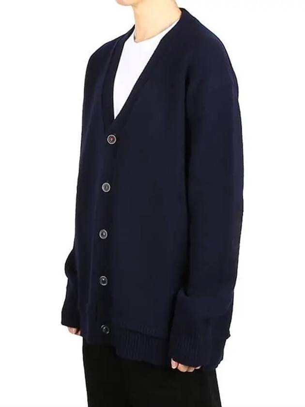 Elbow Patch Cardigan Navy - MAISON MARGIELA - BALAAN 2