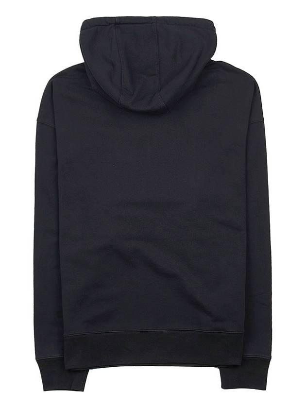 Bold Fox Head Patch Oversize Hoodie Black - MAISON KITSUNE - BALAAN 3