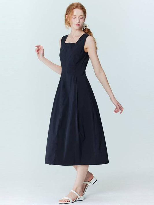 Sleeveless back ribbon dress_Black - OPENING SUNSHINE - BALAAN 2