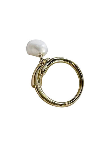 Darcey Baroque Pearl Ring Gold - CHLOE - BALAAN 1