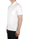 Men's Regatta Short Sleeve PK Shirt White - LORO PIANA - 4