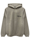 Essential Logo Fleece Hooded Heather Gray Men s 192HO246259F 367 TJ - FEAR OF GOD - BALAAN 1