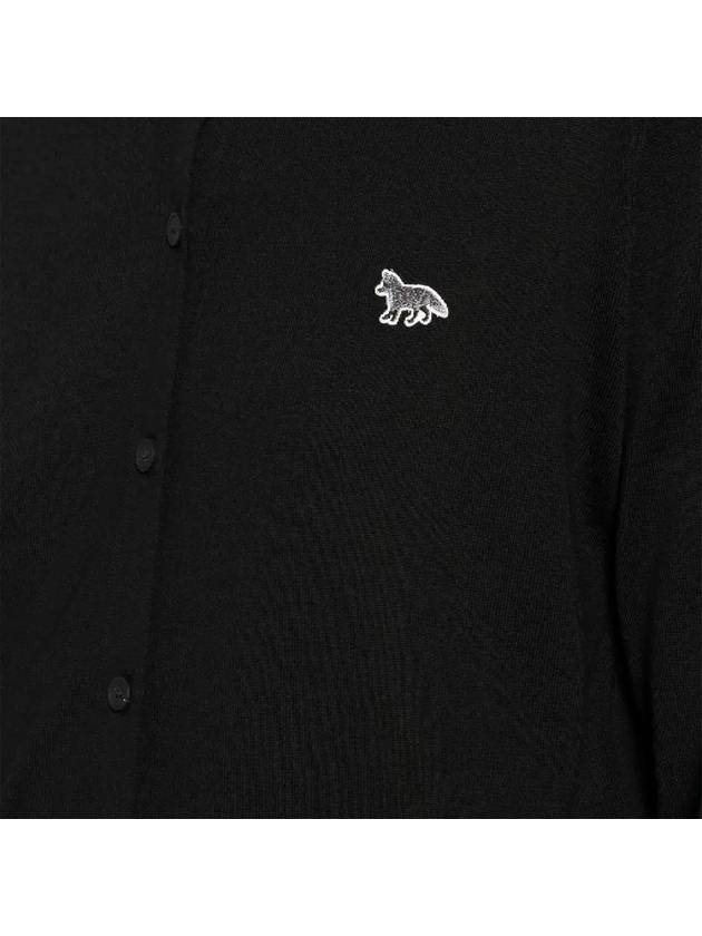 Baby Fox Patch Regular Cardigan Black - MAISON KITSUNE - BALAAN 5