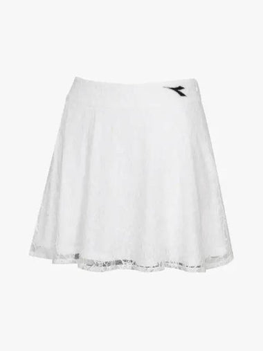 Diadora Crosscoat Lace Skirt IVORY - DIADORA - BALAAN 1