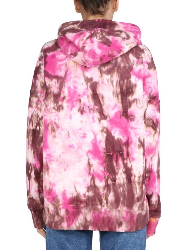 Tie Dye Hoodie Pink - AMI - BALAAN 8