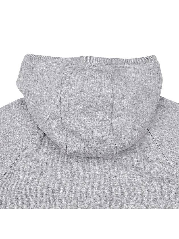 Engineered 4 Bar Diagonal Zip Up Hoodie Light Grey - THOM BROWNE - BALAAN 10