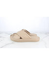 FF logo sandals slippers beige 7 260 - FENDI - BALAAN 4