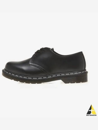 Dr Martens 1461 BLACK white STITCH - DR. MARTENS - BALAAN 1