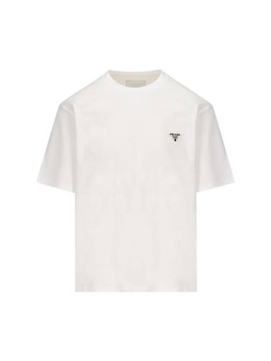 long sleeve t-shirt UJN837240F0009 P24 WHITE - PRADA - BALAAN 1
