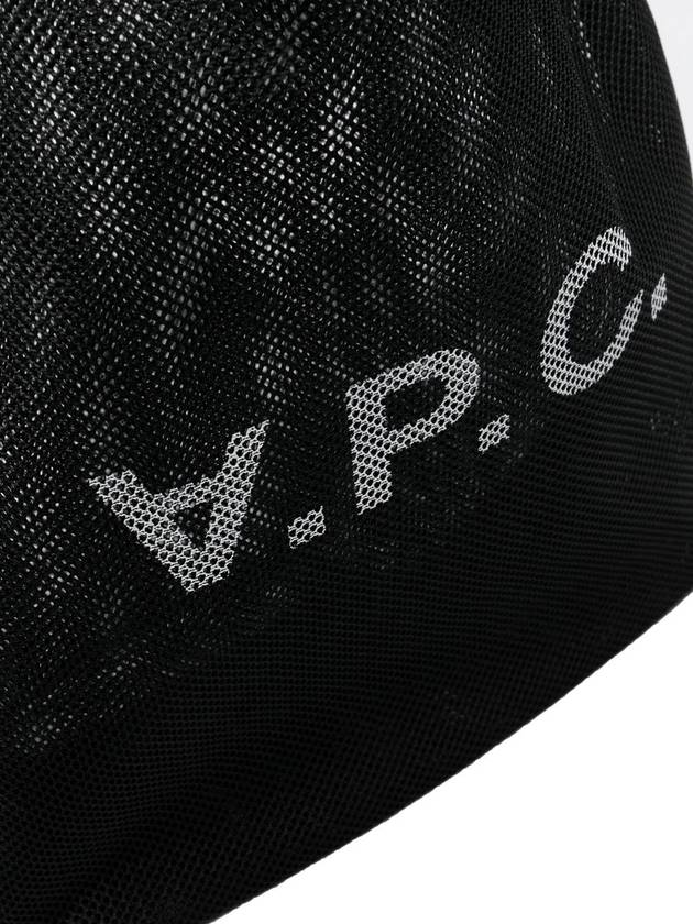 Logo Rebound Mesh Tote Bag Black - A.P.C. - BALAAN 5