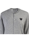 Heart Waffen Cardigan AX N023 051 2 LIGHT GRAY - COMME DES GARCONS - BALAAN 4