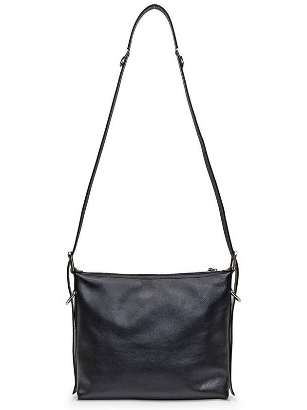 Voyou Leather Shoulder Bag Black - GIVENCHY - BALAAN 4