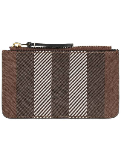 Check Motif Card Wallet Brown - BURBERRY - BALAAN 2