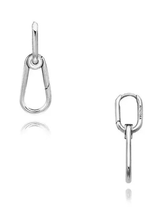 Mi hoop link single earring silver - PANDORA - BALAAN 2