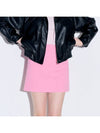 Boucle tweed Wool mini skirtPink - OPENING SUNSHINE - BALAAN 1