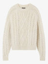 Thomas Mohair Knit Top Beige - ISABEL MARANT - BALAAN 3