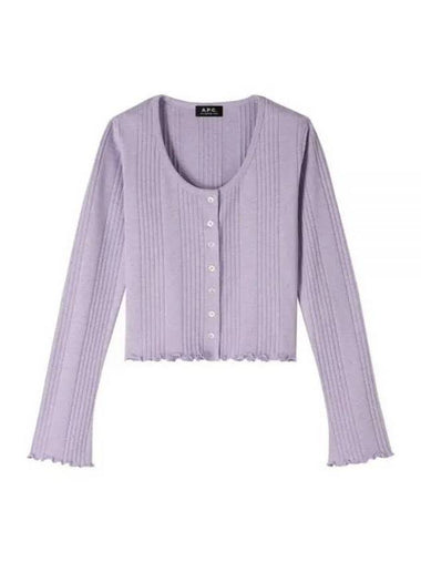 June Cardigan Purple - A.P.C. - BALAAN 1