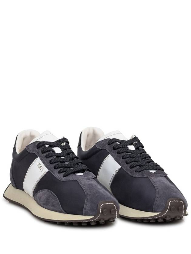 Panel Vintage Low Top Sneakers Navy - TOD'S - BALAAN 3